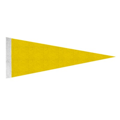 4"x10" Solid Felt Pennant