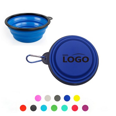 Rush Service Collapsible Bowl With Lid For Camping Hiking Travel