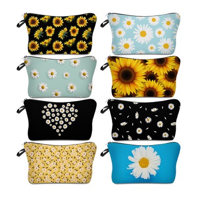 3D Cosmetic Bags Zippered Pouch