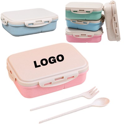 Bento Box Lunch Containers With Spoon & Fork