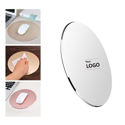 Round Aluminum Mouse Pad