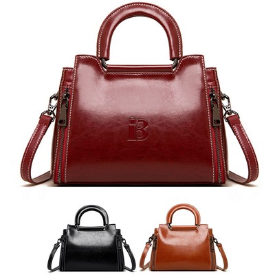 Fashion Genuine Leather Crossbody Bag For Woman