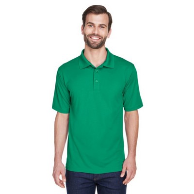 UltraClub Mens Cool & Dry Mesh Piqu Polo