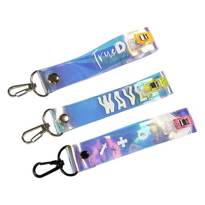 Wristlet Keychains Wrist Lanyard Straps Clasp w/Clip