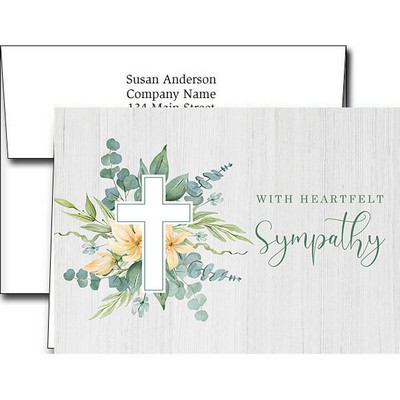 Sympathy Greeting Cards w/Imprinted Envelopes