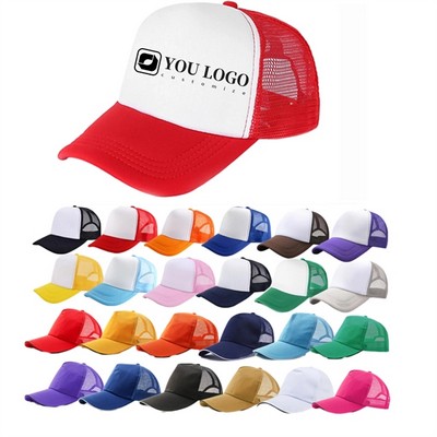 Sponge Mesh Duck Tongue Cap