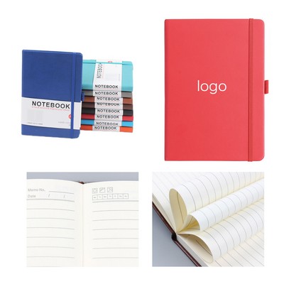 A5 Hard Cover Notebook With Straps