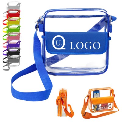 Transparent Cross-Body Shoulder Bag