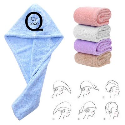 Woman Hair Towel Wrap