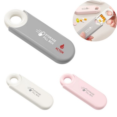 Portable Dispensing U-shaped Pill Boxes