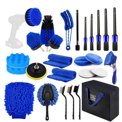 27 Piece Car Cleaning Brush Set