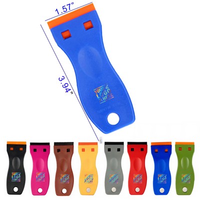 Plastic Scraper with 4 Pieces Blades