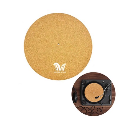 Cork Mat Turntable Platter Cartridge Record Player Slipmat