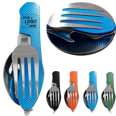 Portable Folding Camping Utensils Set