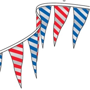 60' Metallic Diamond Streamer