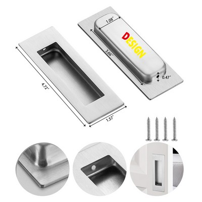 Brushed Nickel Sliding Closet Door Handles