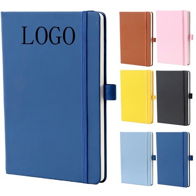 Leather Notebook with Strap