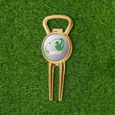 Beer Bottle Opener Metal Divot Tool