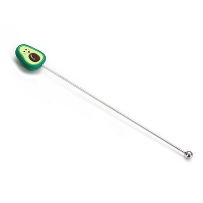 7.68 L Stainless Steel Avocado Top Beverage Stirrers Coffee Stick