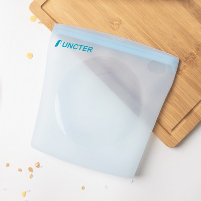 57 oz. Double Ribbed Silicone Freezer Food Packaging Bag