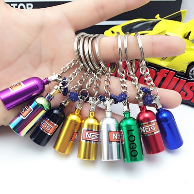 Car NOS Nitrogen Bottle Keychain