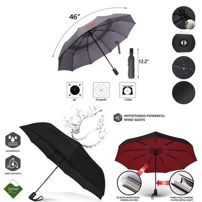 Windproof Automatic Travel Umbrella