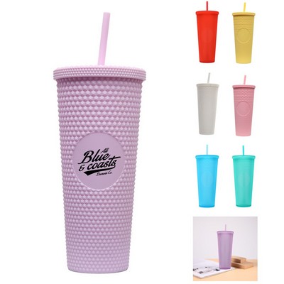 24oz Durian Straw Tumbler
