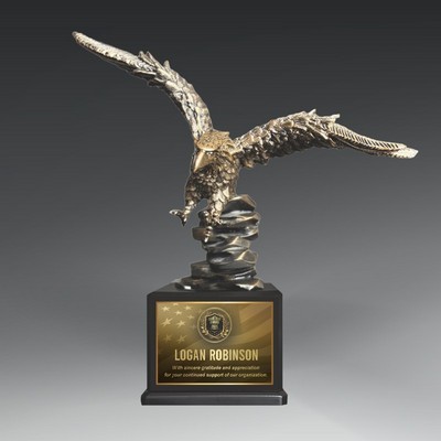 Landing Eagle Sculpture