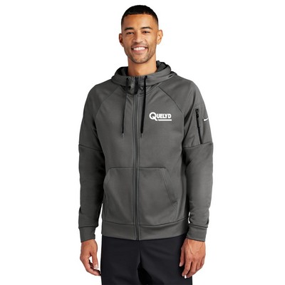 Nike Therma-FIT Pocket Full-Zip Fleece Embroidered Hoodie