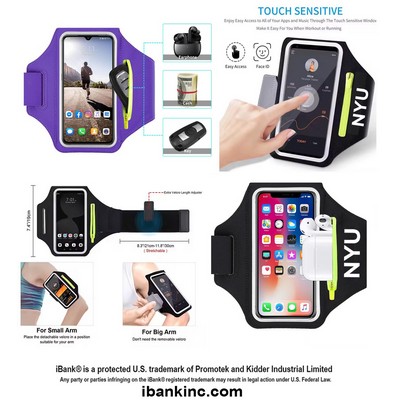 iBank ® Running Sport Armband compatible with iPhone 17/16/15/14 Pro Max Air