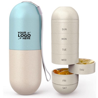 Grain Fiber Weekly Pill Organizer