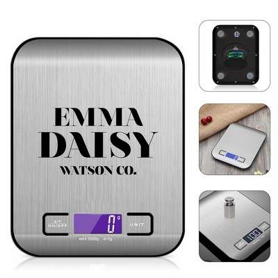Digital Kitchen Scale up to 11 lb/5 kg with LCD Display