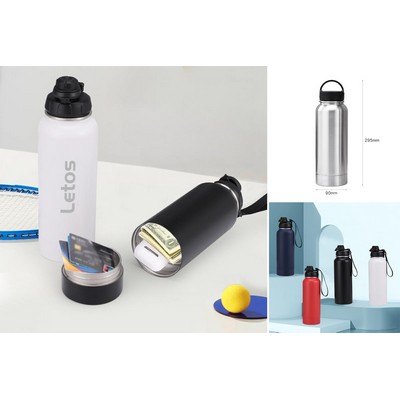 24 Oz./730ml Diversion Water Bottle Hidden Compartment Tumblers with Hiding Spot Bottom Unscrews