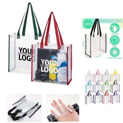 Clear PVC Tote Bag.