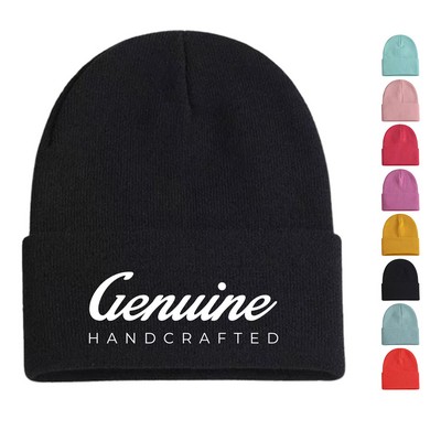 Knit Cuffed Hat