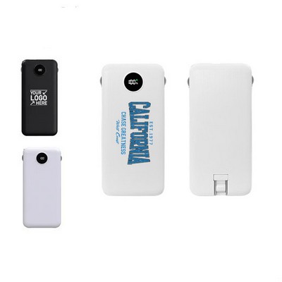 Power Bank with Plug Ultra Slim 10000mAh