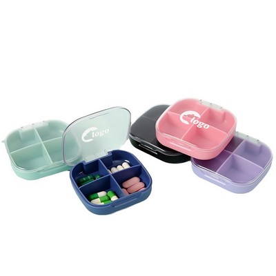 4 Compartment Pill Box