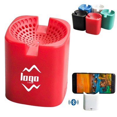 Portable Bluetooth Speaker & Phone Stand Combo