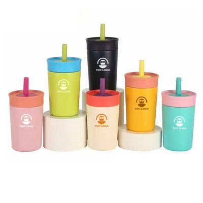 Straw Cup Stainless Steel Insulated