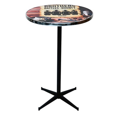 Black Trimline Bar Table