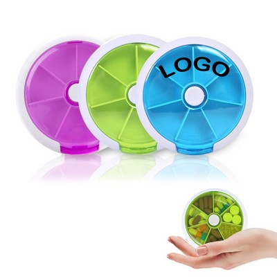 Spinning Round Pill Case