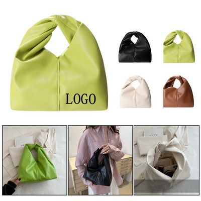 Mini Ruched Dumpling Clutch Bag