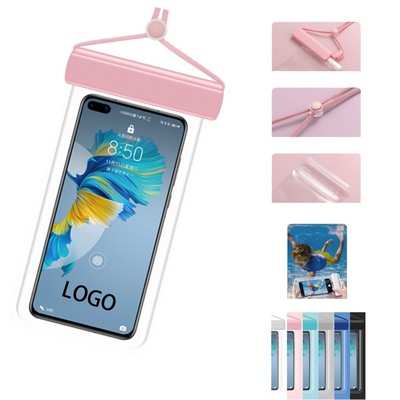 Premium Clear Tpu Waterproof Phone Pouch For Swimming Diving