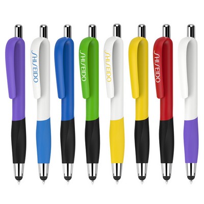 Plastic Stylus Ballpoint Pen