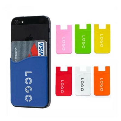 Silicone Phone Wallet Sleeve Card Holder