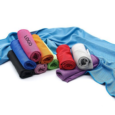 Quick-Drying & Rapid-Absorbent Running & Exercise Cold Towel 39.37"x11.81"