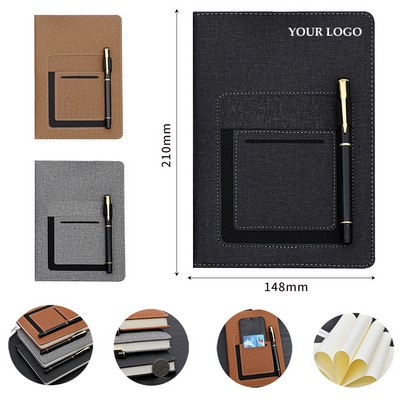 A5 Planner Hardcover Agendas Promotional PU Leather Diary Notebooks Cover-116 pages
