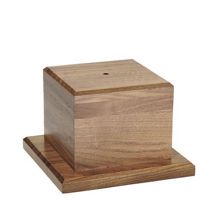 Genuine Hand Rubbed American Walnut Base (9 1/4" x 9 1/4" x 3/4")
