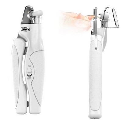 Rechargeable LED Light Pet Nail Clippers