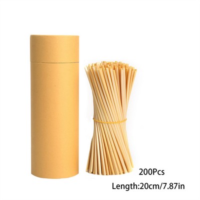 Natural Wheat Straws with Bucket